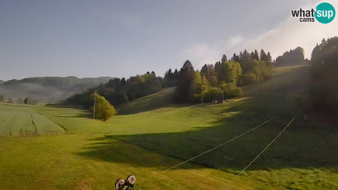 Webcam Smučišče Senožeta – Station de ski à Srednja Vas près de Bohinj