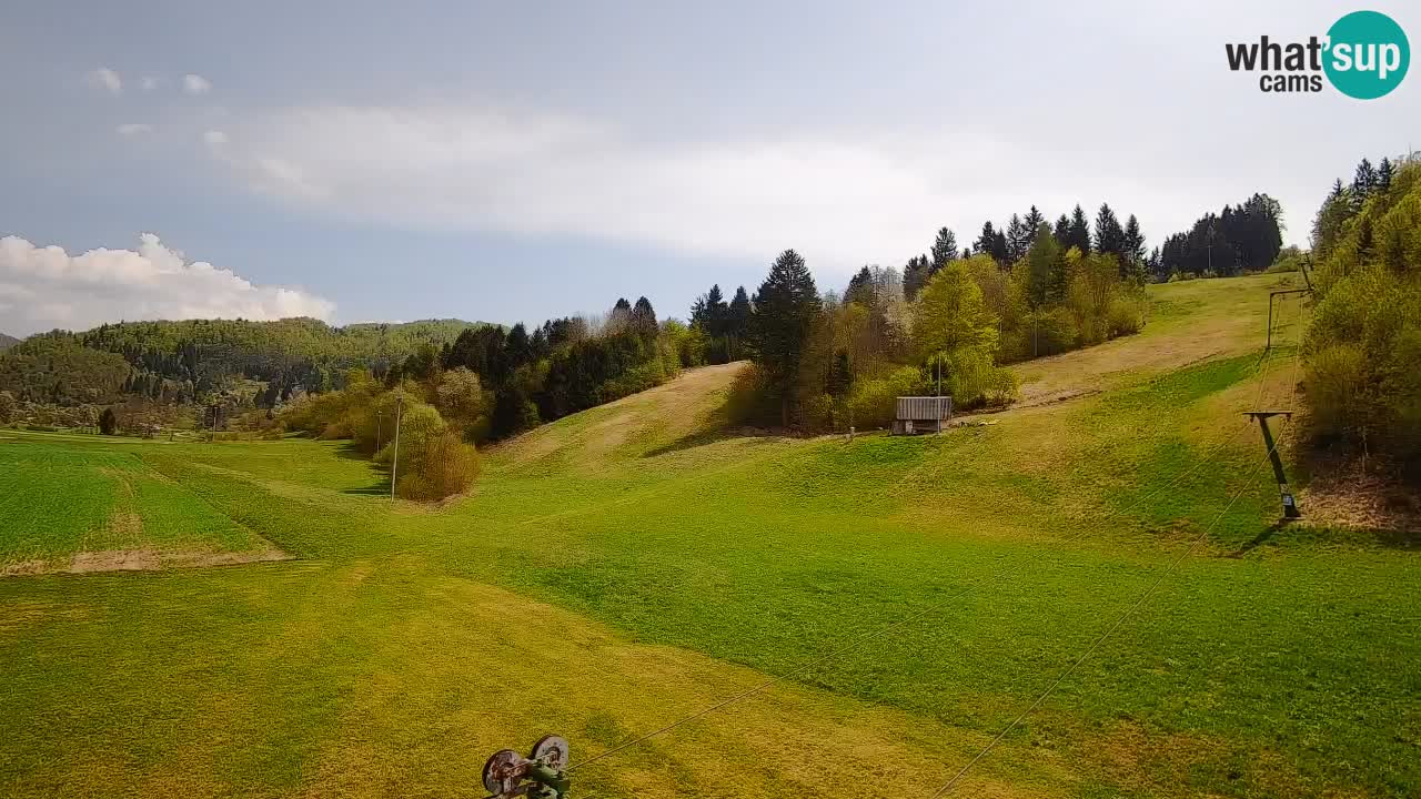 Webcam Smučišče Senožeta – Station de ski à Srednja Vas près de Bohinj