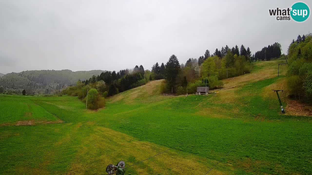 Webcam Smučišče Senožeta – Station de ski à Srednja Vas près de Bohinj