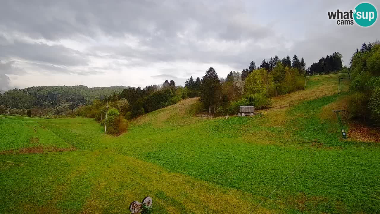 Webcam Smučišče Senožeta – Stazione sciistica a Srednja Vas vicino Bohinj