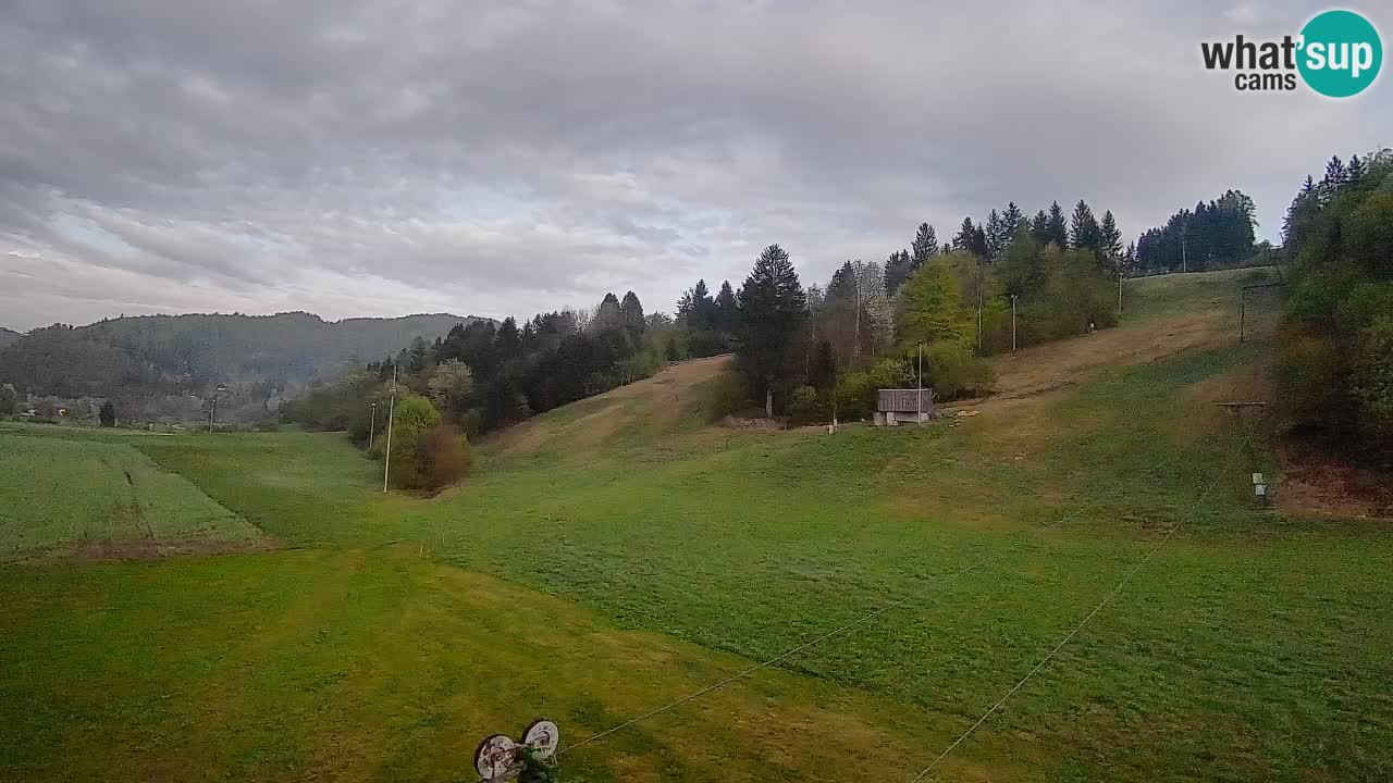 Cámara web Smučišče Senožeta – Estación de esquí en Srednja Vas cerca de Bohinj
