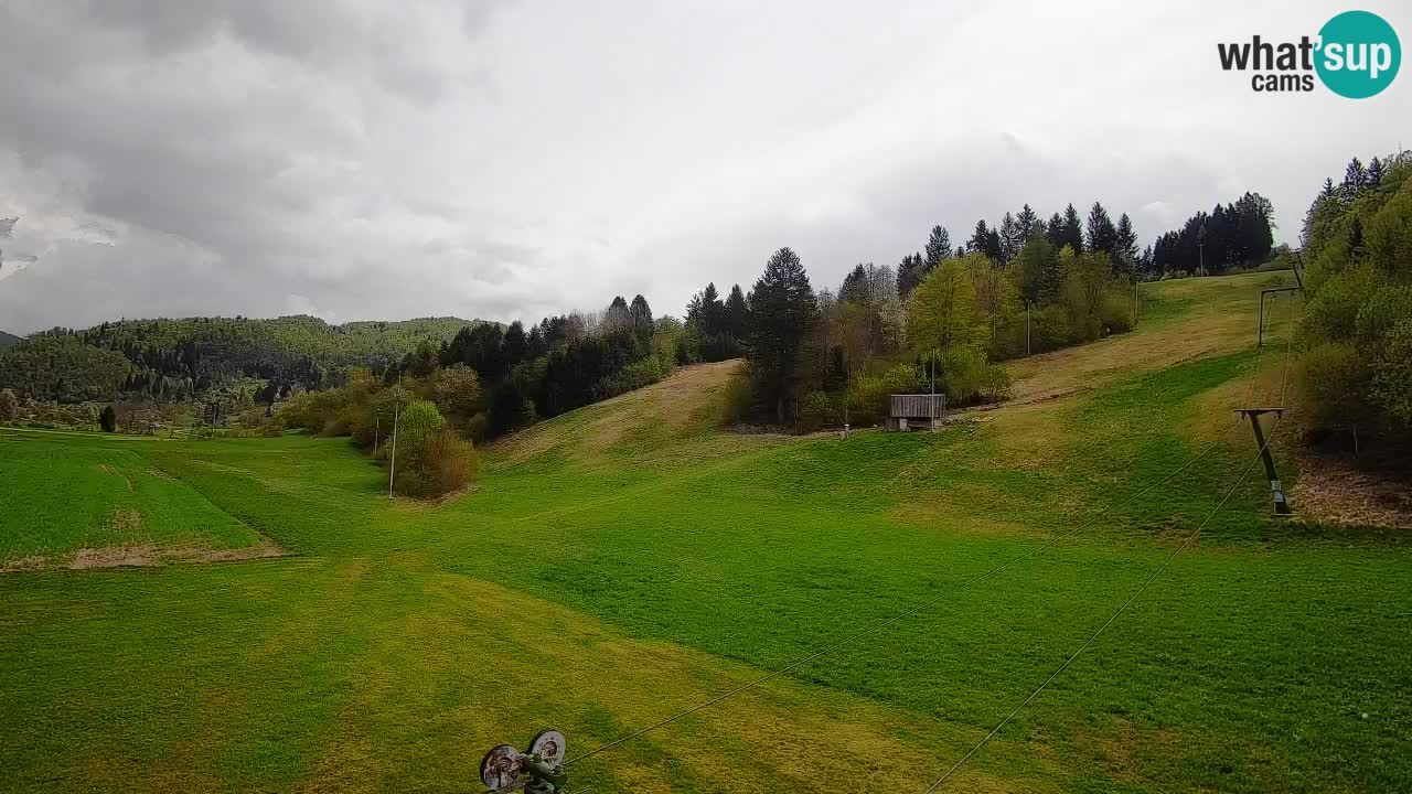 Webcam Smučišče Senožeta – Stazione sciistica a Srednja Vas vicino Bohinj