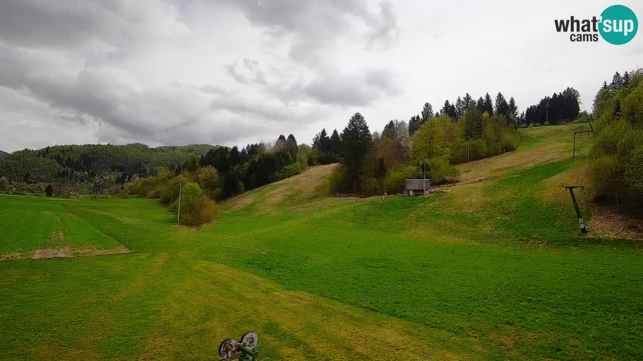 Webcam Smučišče Senožeta – Station de ski à Srednja Vas près de Bohinj