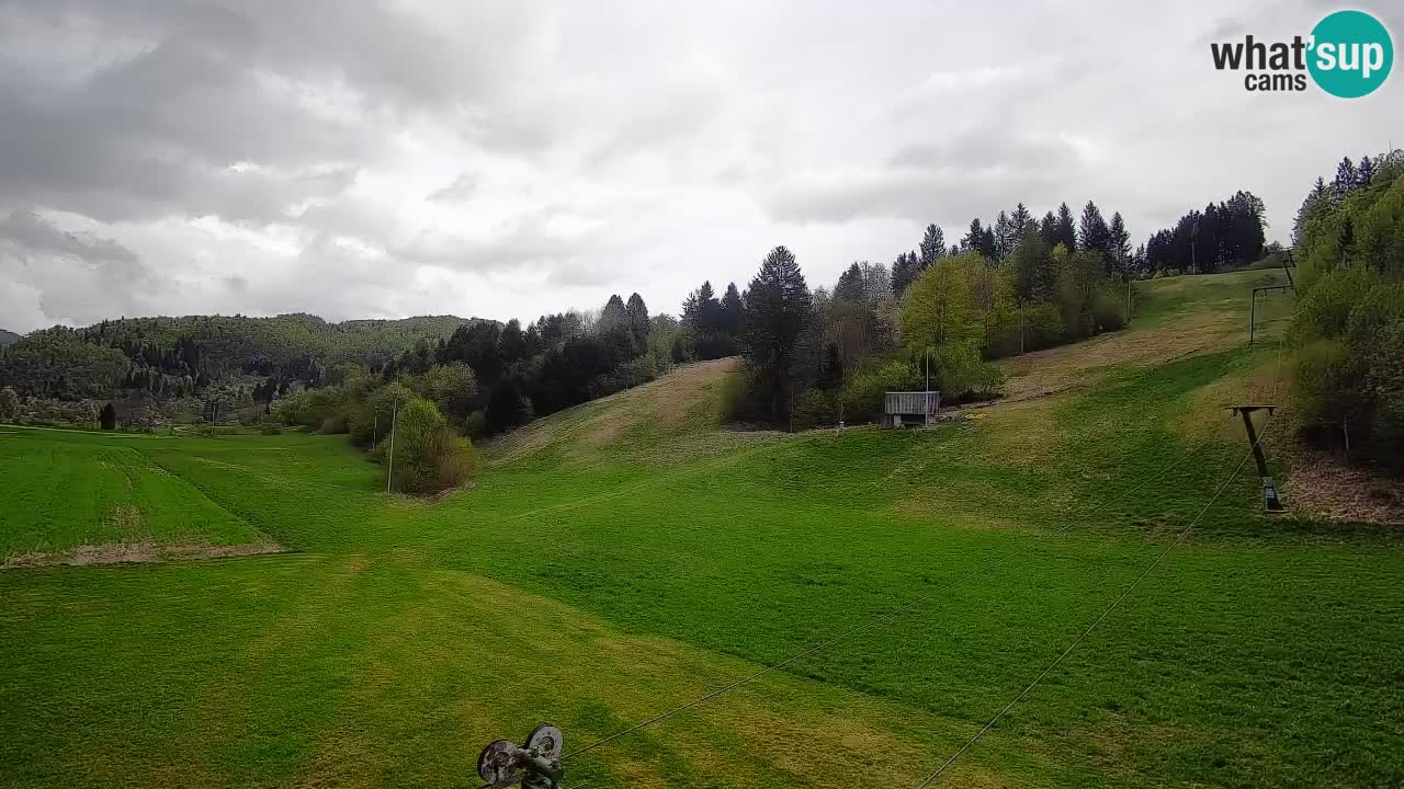 Webcam Smučišče Senožeta – Station de ski à Srednja Vas près de Bohinj