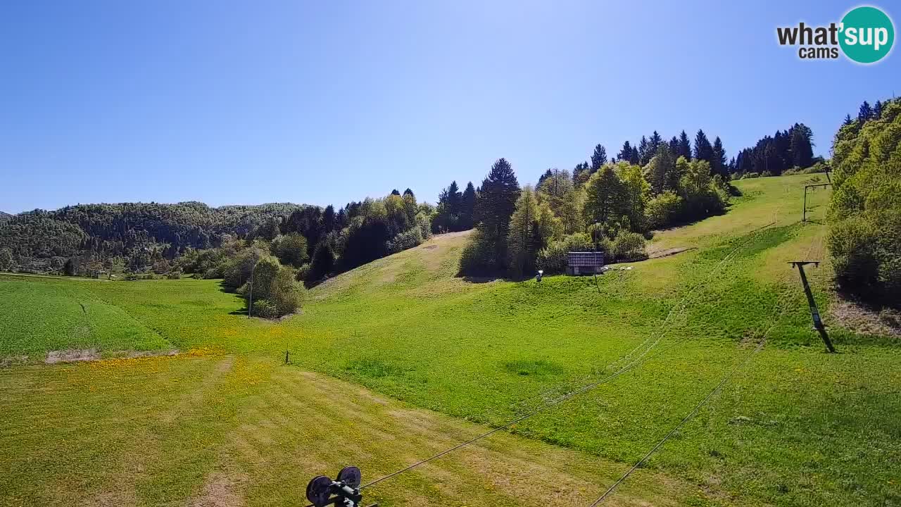 Webcam Smučišče Senožeta – Station de ski à Srednja Vas près de Bohinj