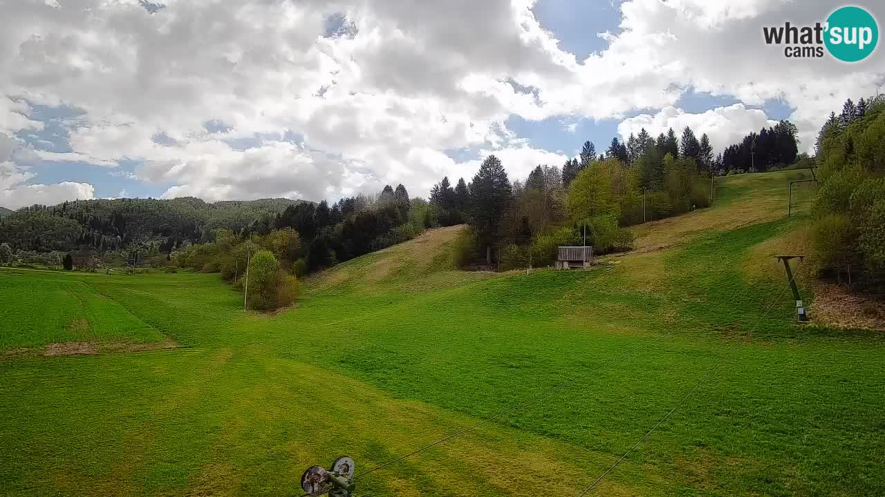 Webcam Smučišče Senožeta – Ski Resort Live View near Bohinj