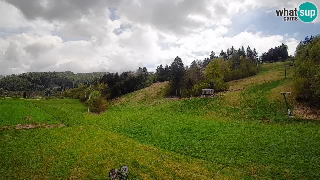 Webcam Smučišče Senožeta – Ski Resort Live View near Bohinj