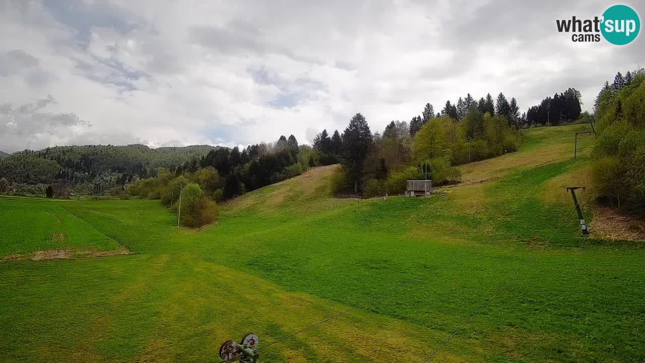 Webcam Smučišče Senožeta – Station de ski à Srednja Vas près de Bohinj
