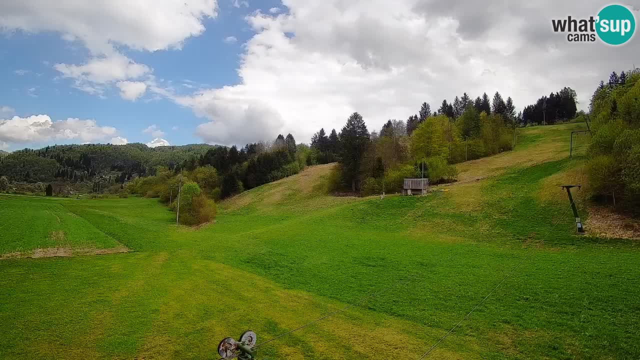 Webcam Smučišče Senožeta – Station de ski à Srednja Vas près de Bohinj