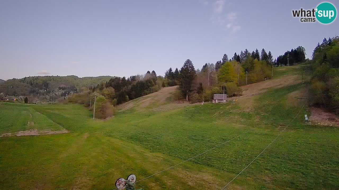 Webcam Smučišče Senožeta – Station de ski à Srednja Vas près de Bohinj