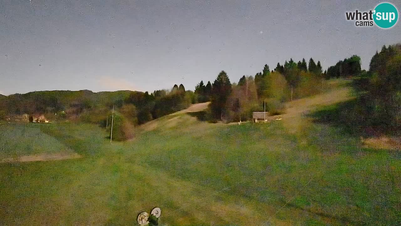 Webcam Smučišče Senožeta – Station de ski à Srednja Vas près de Bohinj