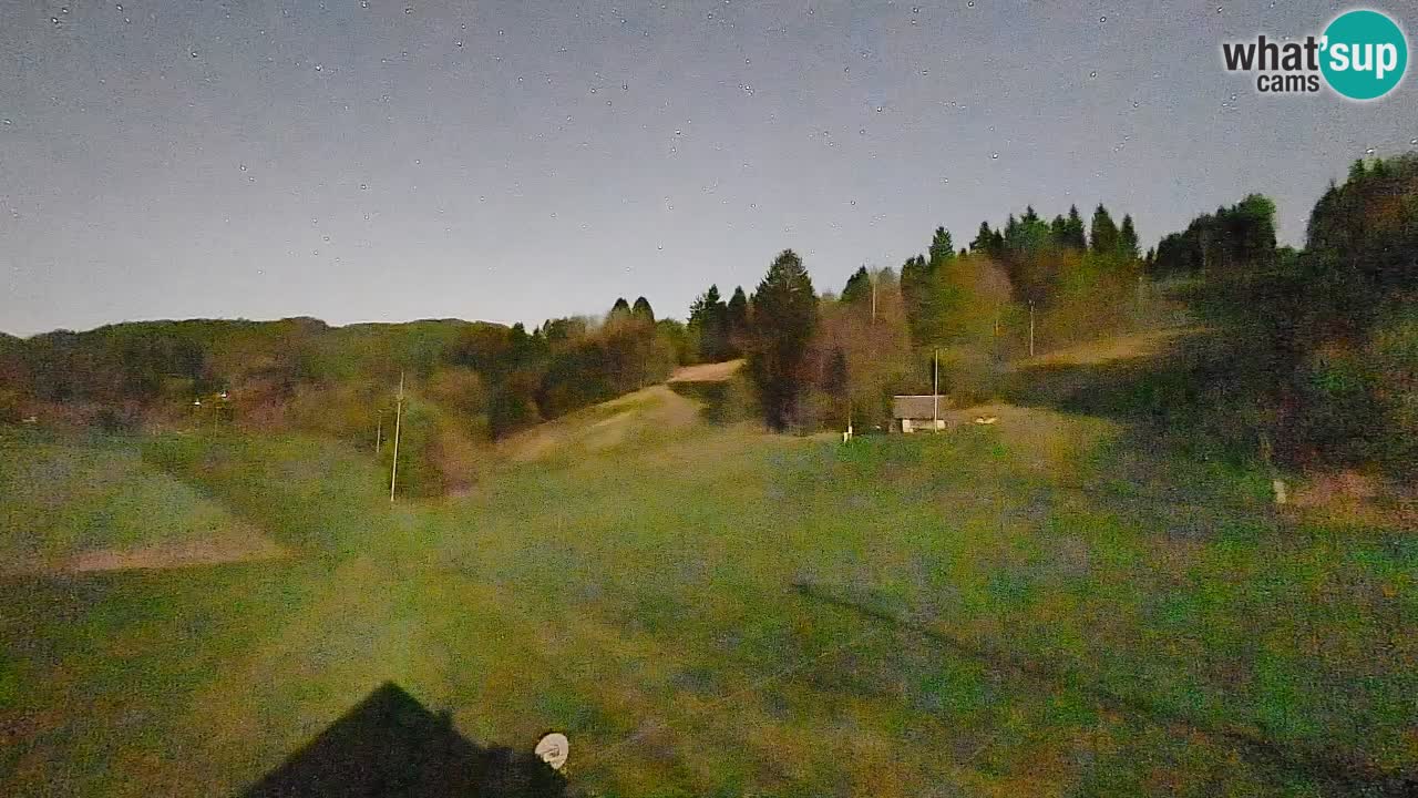 Webcam Smučišče Senožeta – Station de ski à Srednja Vas près de Bohinj