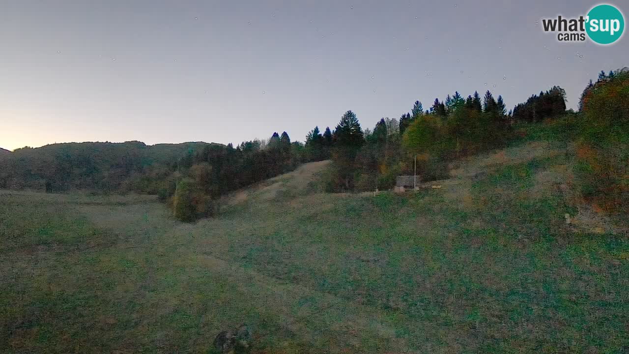 Web kamera Smučišče Senožeta – Skijalište u Srednjoj Vasi kod Bohinja