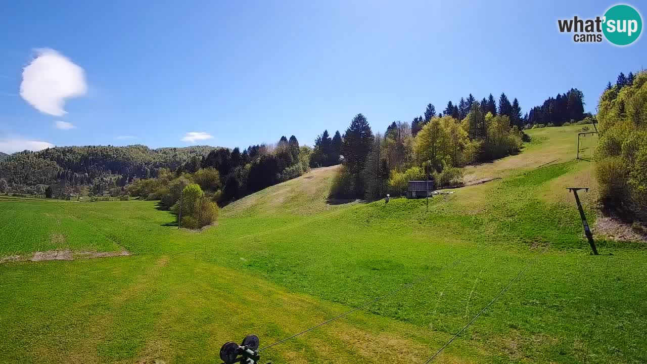Webcam Smučišče Senožeta – Ski Resort Live View near Bohinj