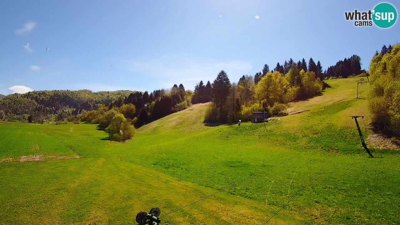 Webcam Smučišče Senožeta – Stazione sciistica a Srednja Vas vicino Bohinj