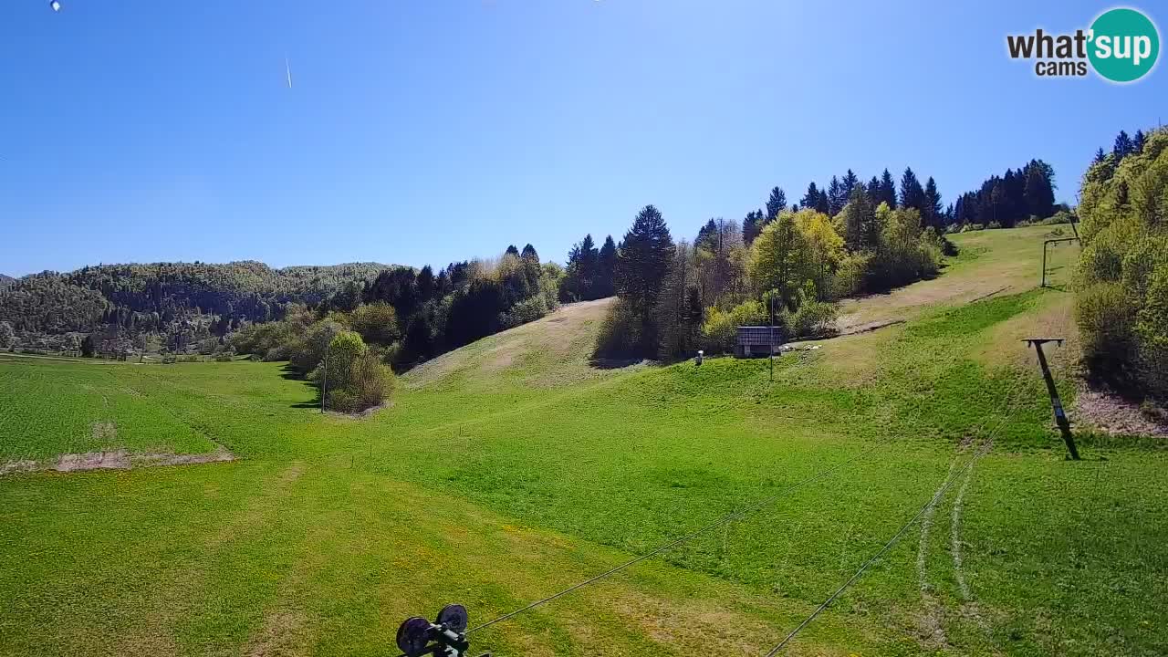 Webcam Smučišče Senožeta – Stazione sciistica a Srednja Vas vicino Bohinj