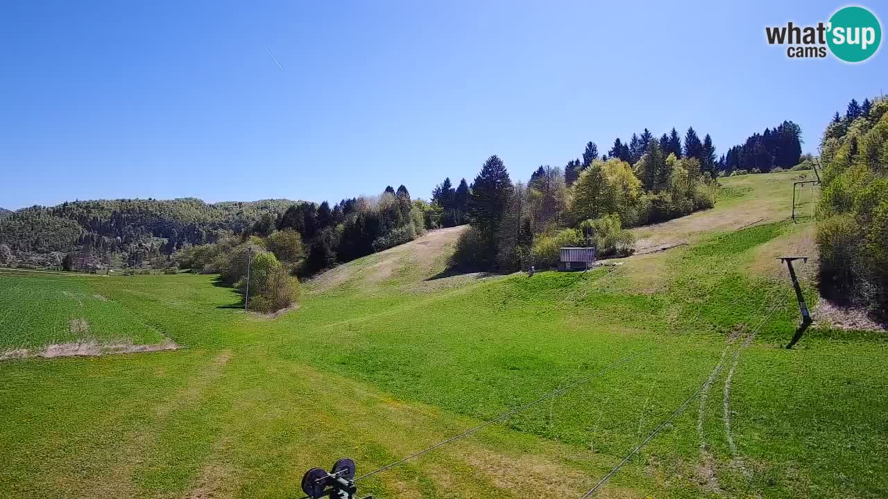 Cámara web Smučišče Senožeta – Estación de esquí en Srednja Vas cerca de Bohinj
