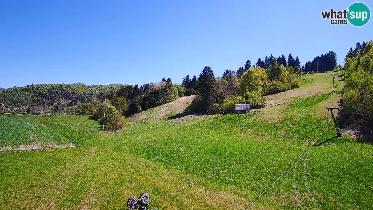 Webcam Smučišče Senožeta – Stazione sciistica a Srednja Vas vicino Bohinj