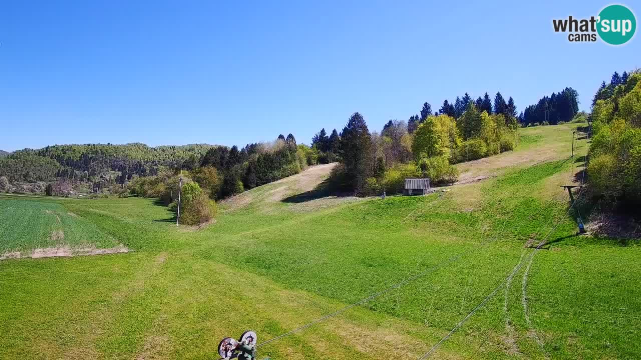 Webcam Smučišče Senožeta – Stazione sciistica a Srednja Vas vicino Bohinj