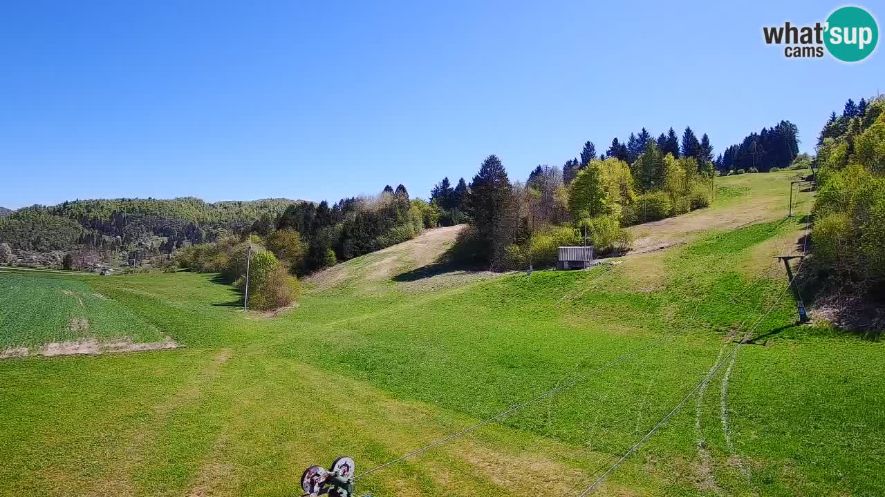 Webcam Smučišče Senožeta – Ski Resort Live View near Bohinj