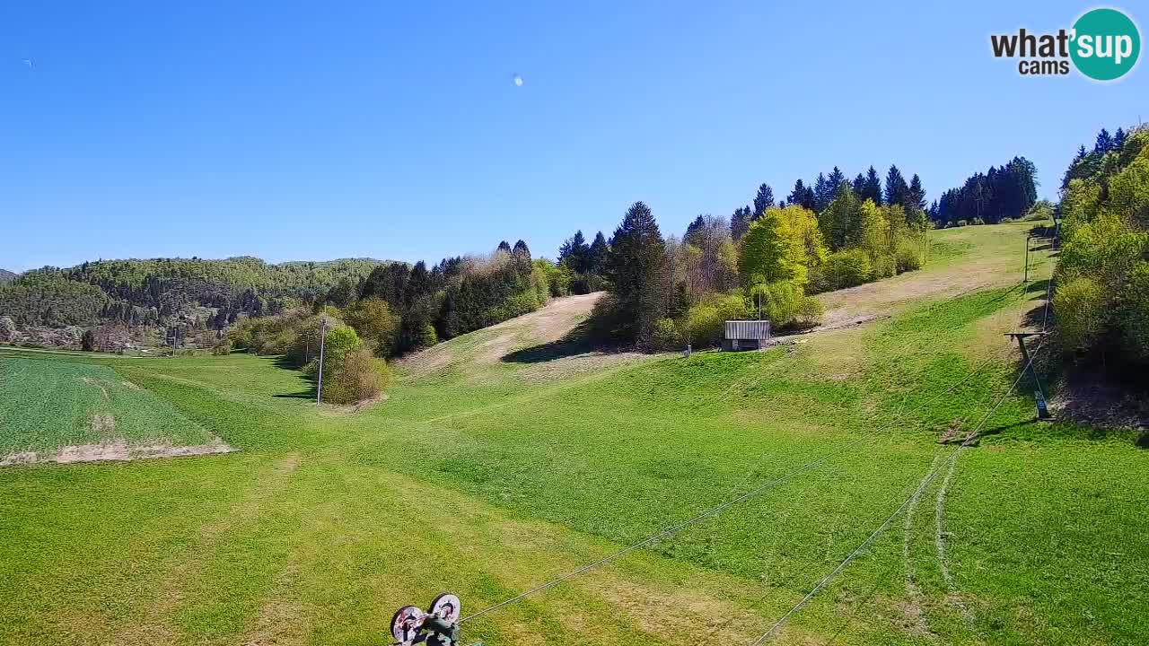 Webcam Smučišče Senožeta – Station de ski à Srednja Vas près de Bohinj