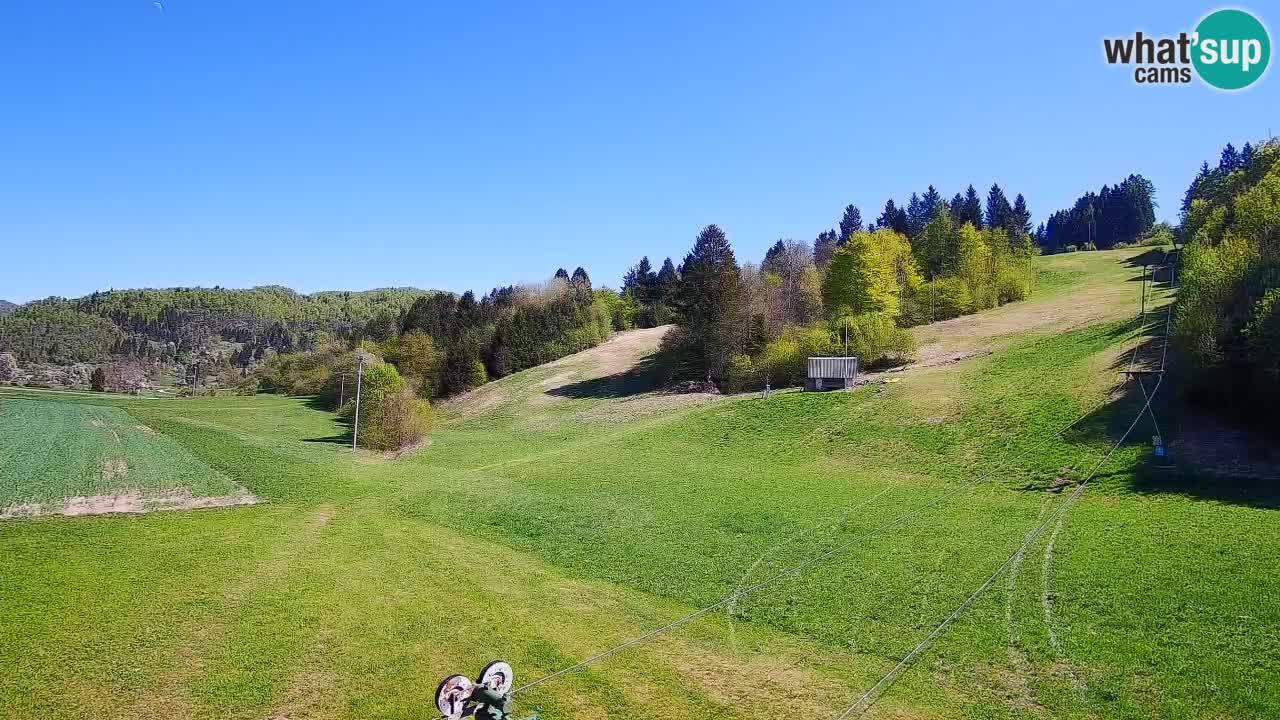 Webcam Smučišče Senožeta – Stazione sciistica a Srednja Vas vicino Bohinj