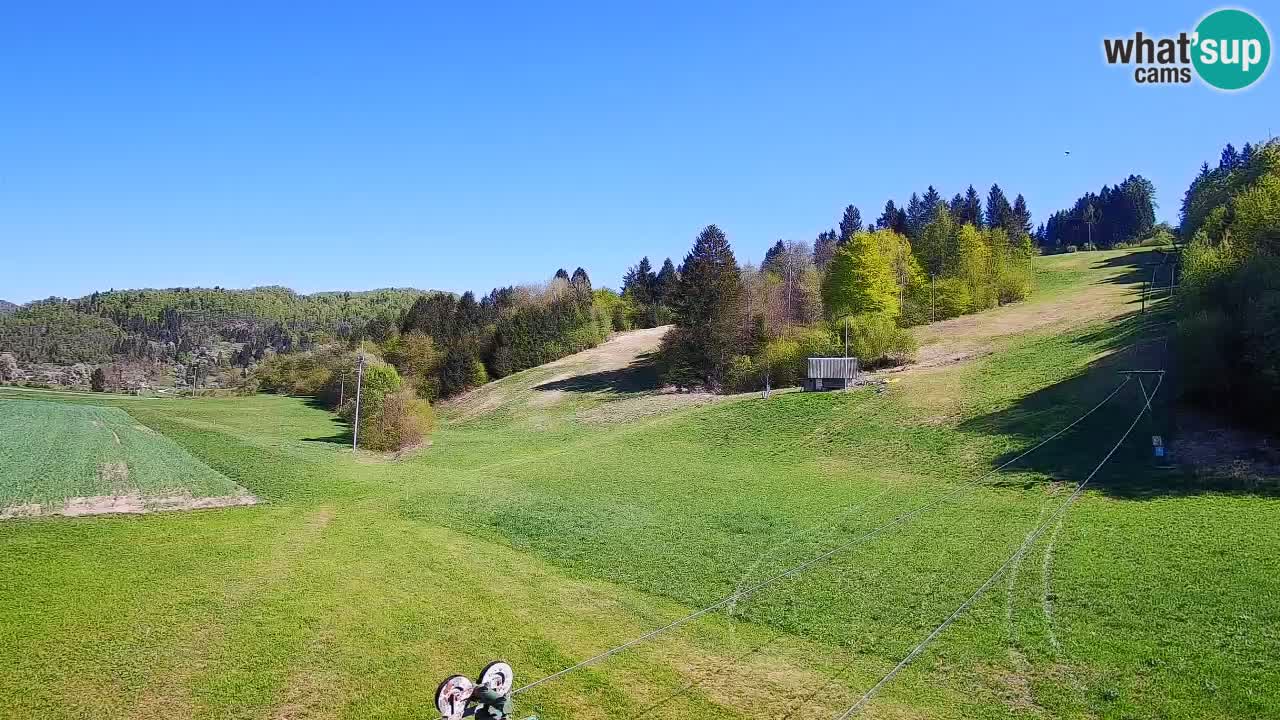 Webcam Smučišče Senožeta – Station de ski à Srednja Vas près de Bohinj