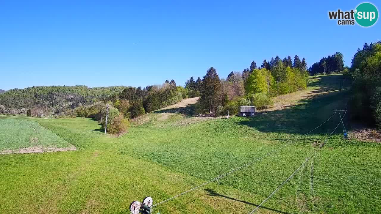 Webcam Smučišče Senožeta – Station de ski à Srednja Vas près de Bohinj
