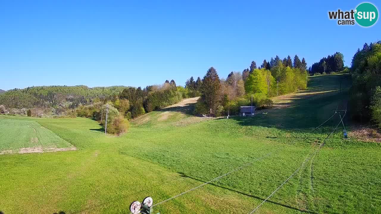 Webcam Smučišče Senožeta – Station de ski à Srednja Vas près de Bohinj
