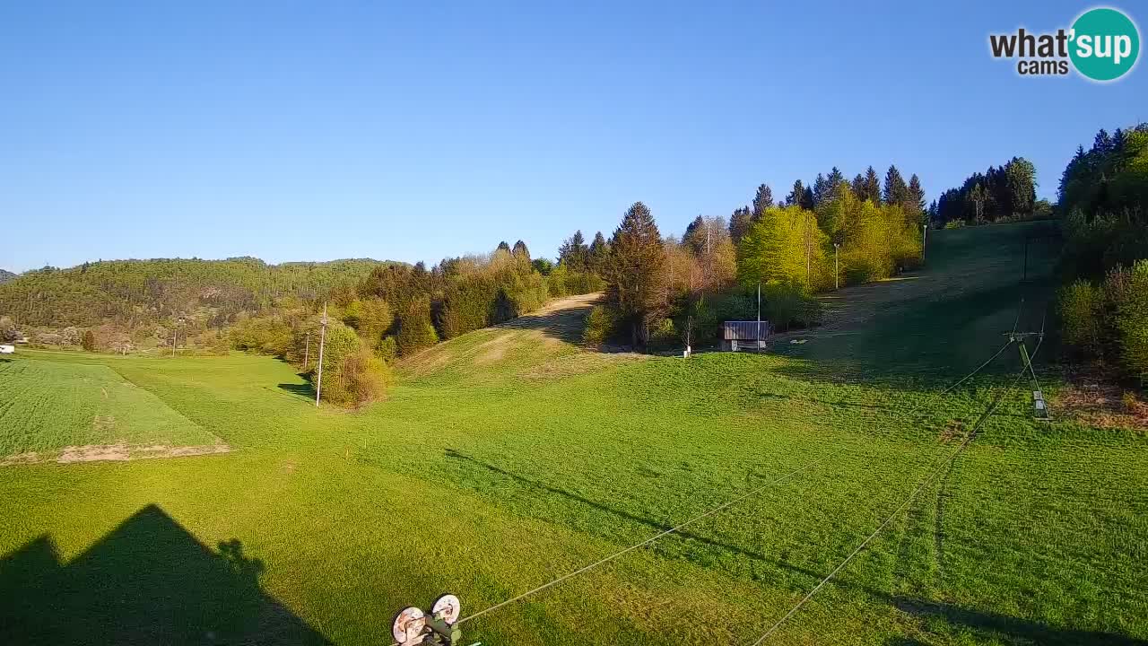 Webcam Smučišče Senožeta – Station de ski à Srednja Vas près de Bohinj