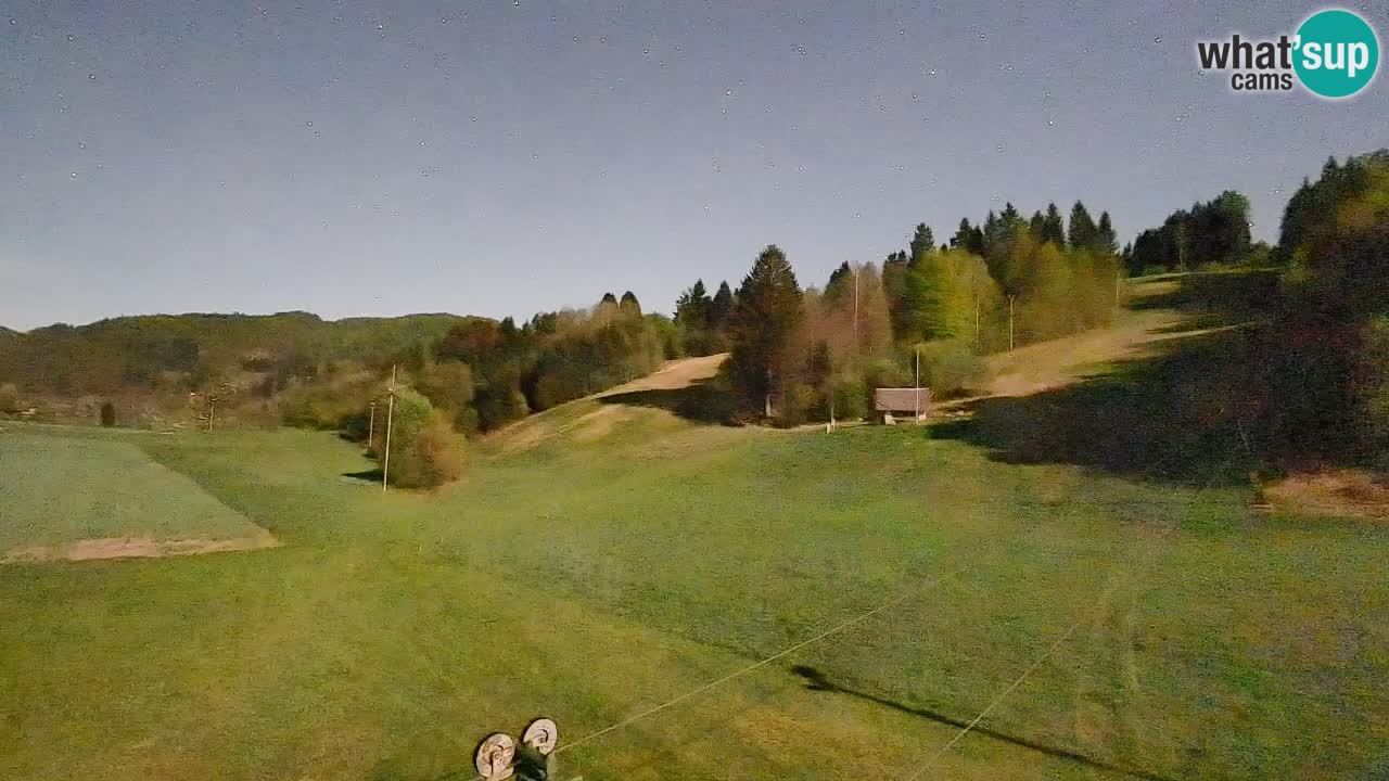 Webcam Smučišče Senožeta – Ski Resort Live View near Bohinj