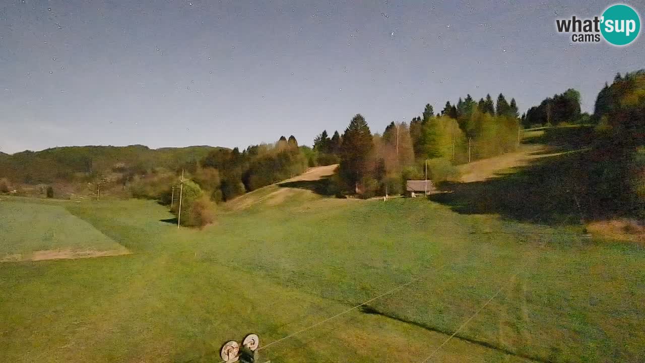 Webcam Smučišče Senožeta – Station de ski à Srednja Vas près de Bohinj