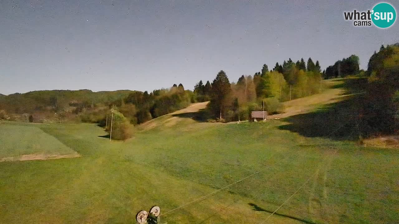 Webcam Smučišče Senožeta – Station de ski à Srednja Vas près de Bohinj