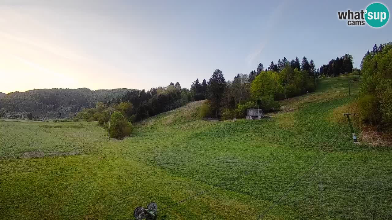 Webcam Smučišče Senožeta – Station de ski à Srednja Vas près de Bohinj