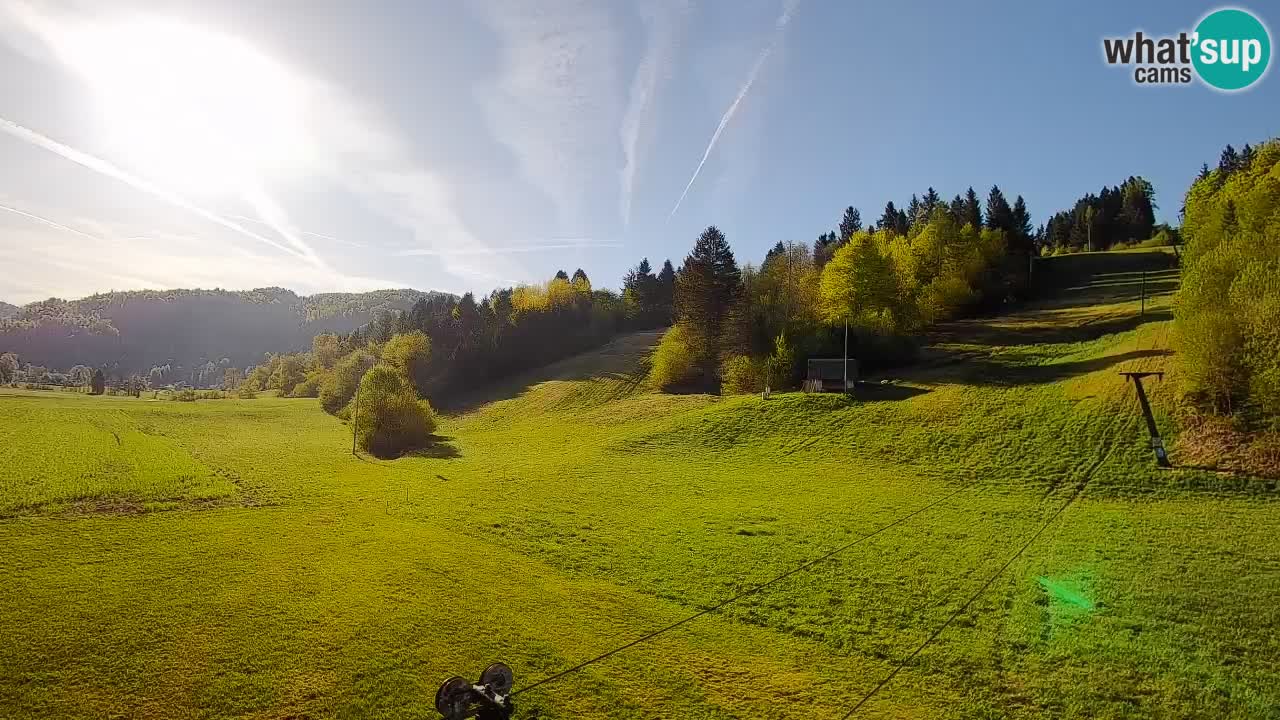 Webcam Smučišče Senožeta – Stazione sciistica a Srednja Vas vicino Bohinj