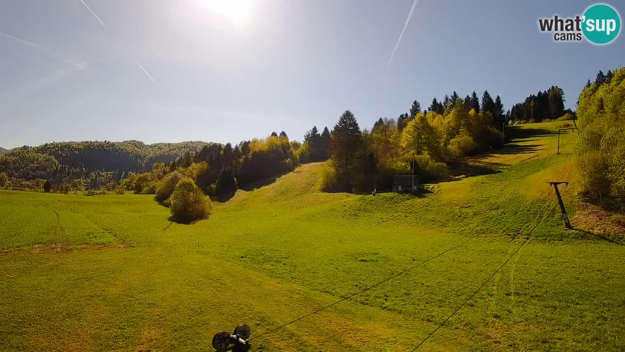 Webcam Smučišče Senožeta – Stazione sciistica a Srednja Vas vicino Bohinj