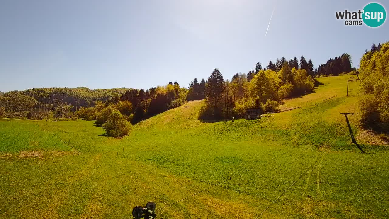 Webcam Smučišče Senožeta – Station de ski à Srednja Vas près de Bohinj