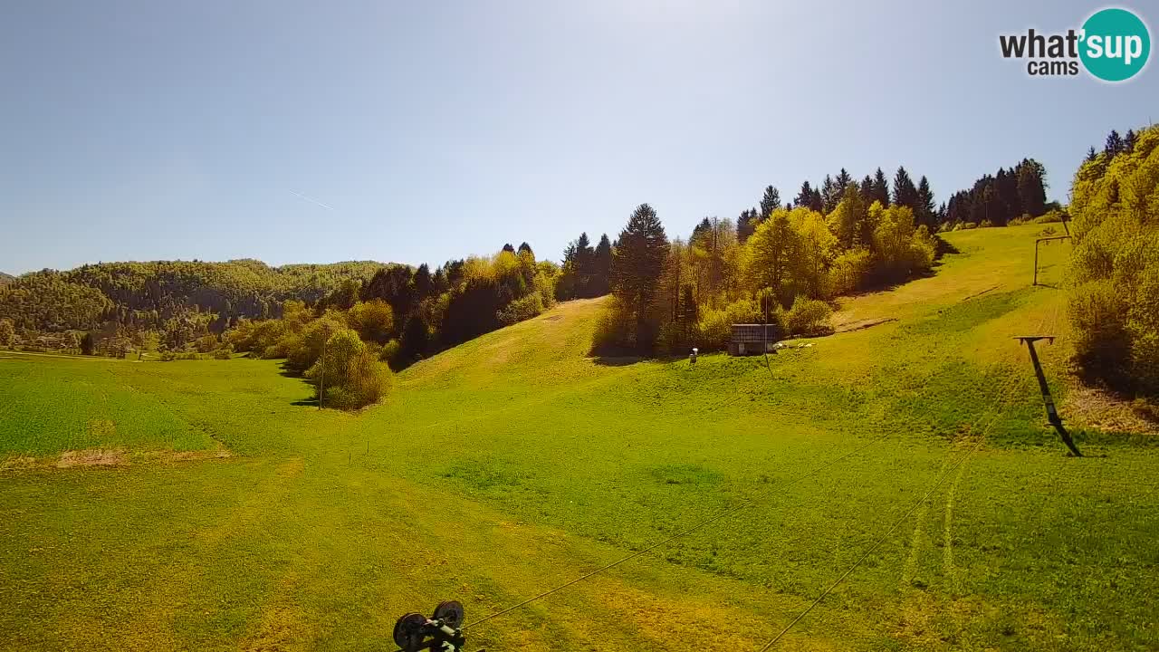 Webcam Smučišče Senožeta – Stazione sciistica a Srednja Vas vicino Bohinj