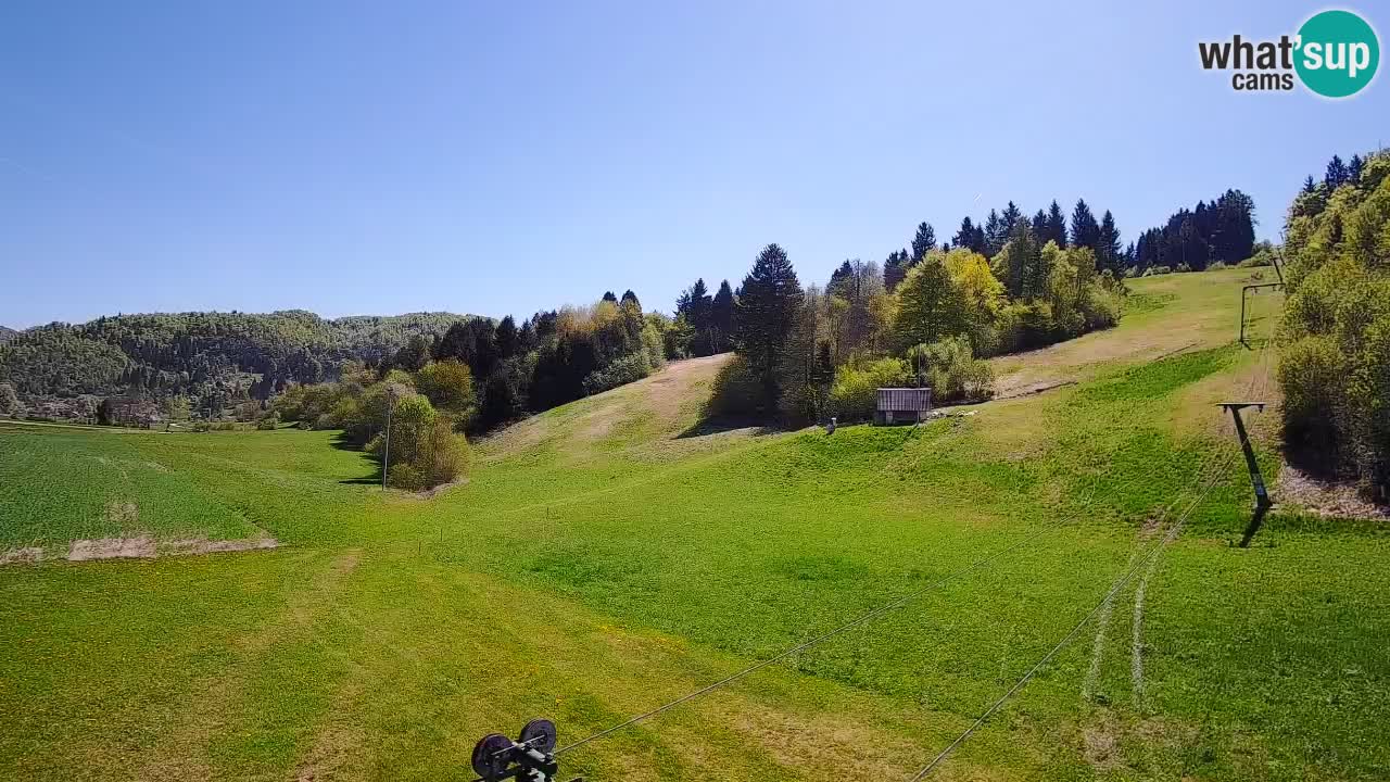 Webcam Smučišče Senožeta – Station de ski à Srednja Vas près de Bohinj