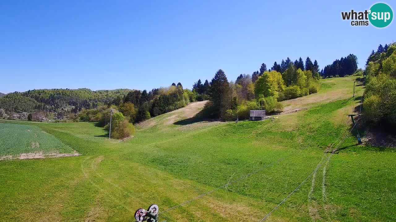 Webcam Smučišče Senožeta – Station de ski à Srednja Vas près de Bohinj