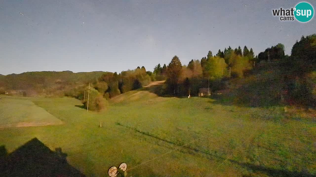 Cámara web Smučišče Senožeta – Estación de esquí en Srednja Vas cerca de Bohinj