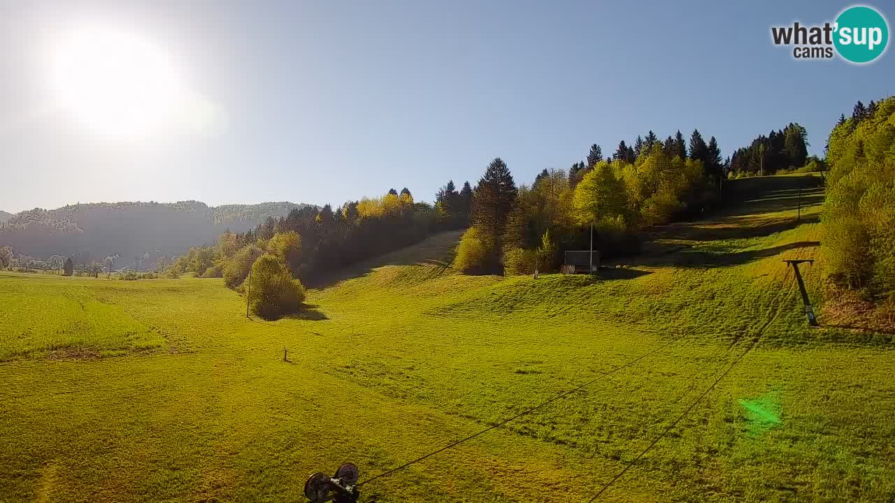 Webcam Smučišče Senožeta – Ski Resort Live View near Bohinj