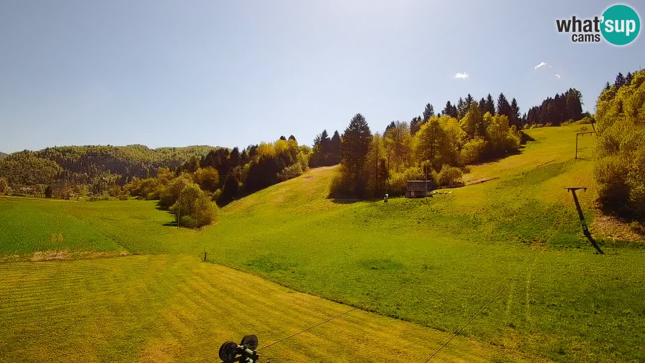 Webcam Smučišče Senožeta – Stazione sciistica a Srednja Vas vicino Bohinj