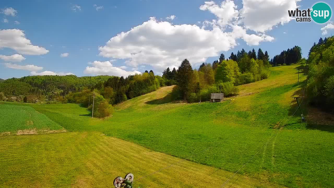 Webcam Smučišče Senožeta – Stazione sciistica a Srednja Vas vicino Bohinj