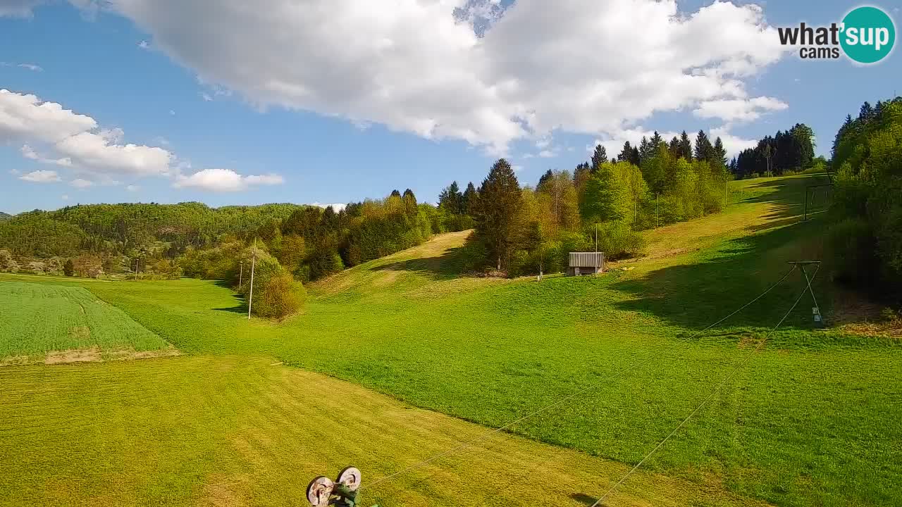 Webcam Smučišče Senožeta – Station de ski à Srednja Vas près de Bohinj