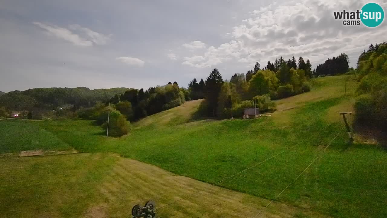 Cámara web Smučišče Senožeta – Estación de esquí en Srednja Vas cerca de Bohinj