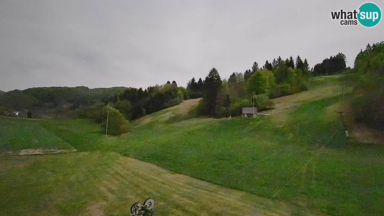 Cámara web Smučišče Senožeta – Estación de esquí en Srednja Vas cerca de Bohinj