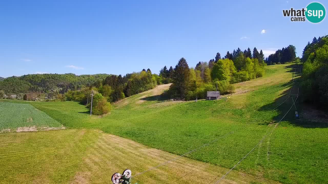 Webcam Smučišče Senožeta – Ski Resort Live View near Bohinj
