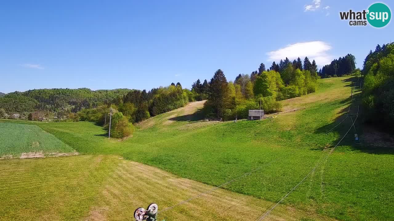 Cámara web Smučišče Senožeta – Estación de esquí en Srednja Vas cerca de Bohinj