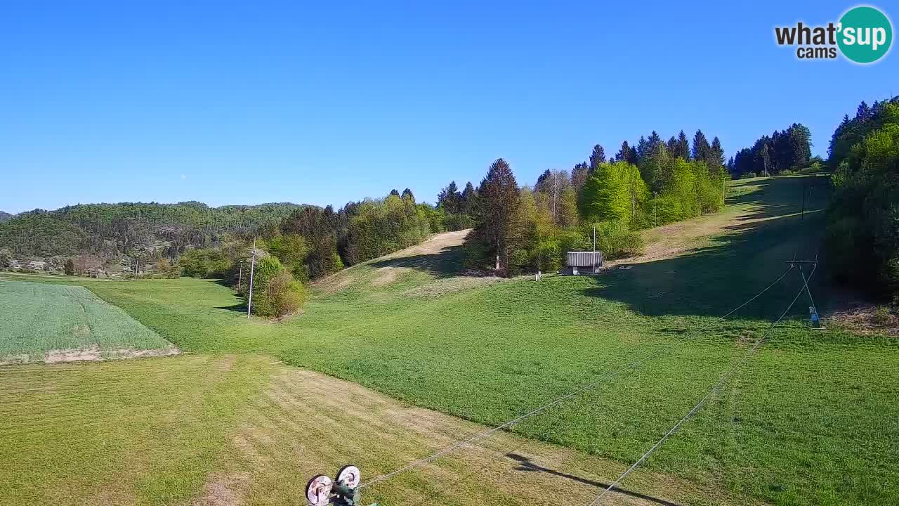 Webcam Smučišče Senožeta – Station de ski à Srednja Vas près de Bohinj